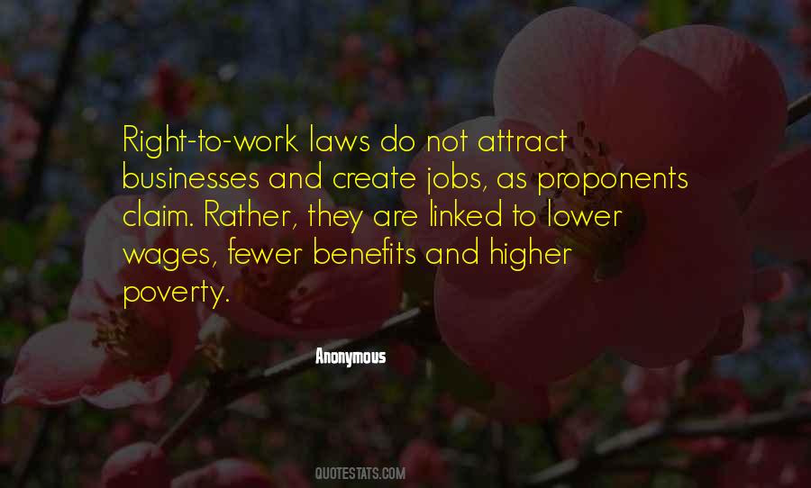 Quotes About Right To Work #99393