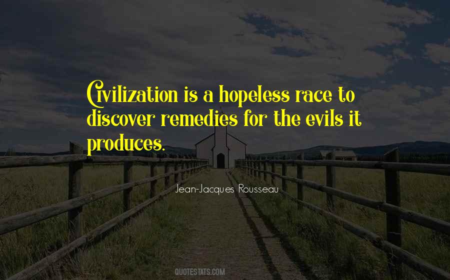 Civilization Is A Race Quotes #520747