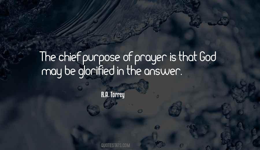 Quotes About The Purpose Of Prayer #1588140