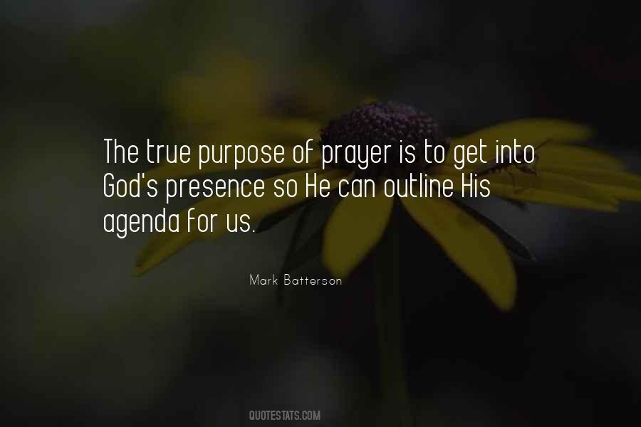 Quotes About The Purpose Of Prayer #560580