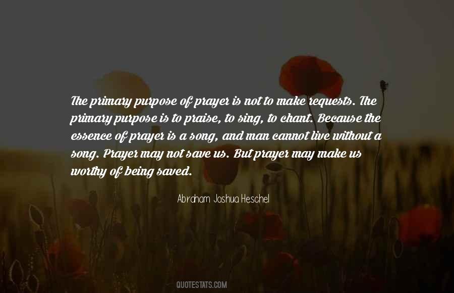 Quotes About The Purpose Of Prayer #663690