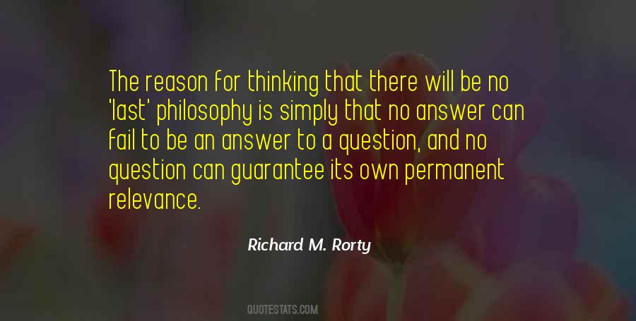 Quotes About Rorty #162642