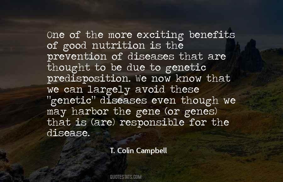 Quotes About Disease Prevention #1313753