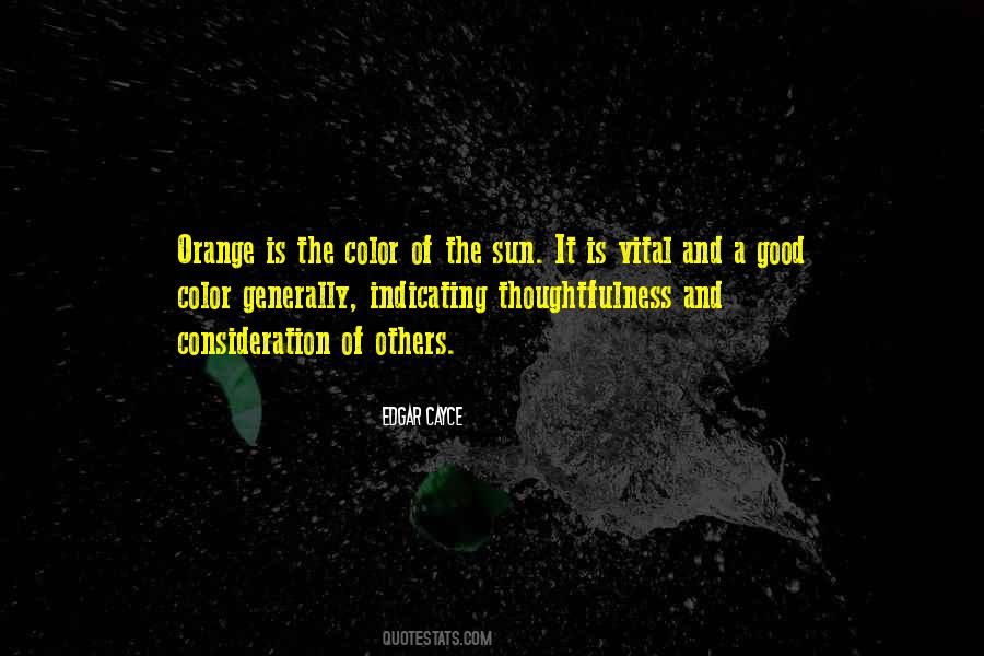 Quotes About Color Orange #1563685