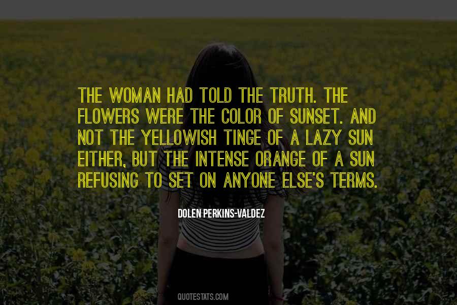 Quotes About Color Orange #924823