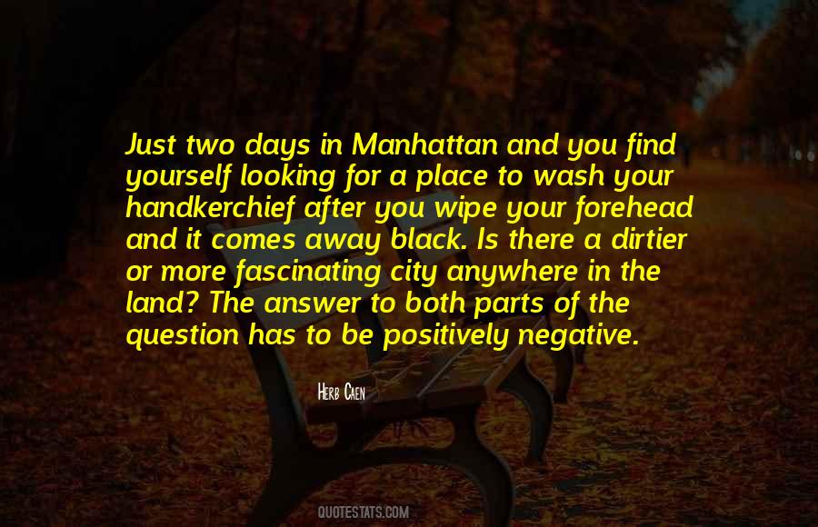 Quotes About Manhattan #1120551