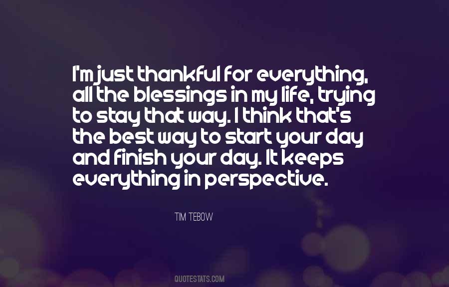 Life S Blessings Quotes #1493240