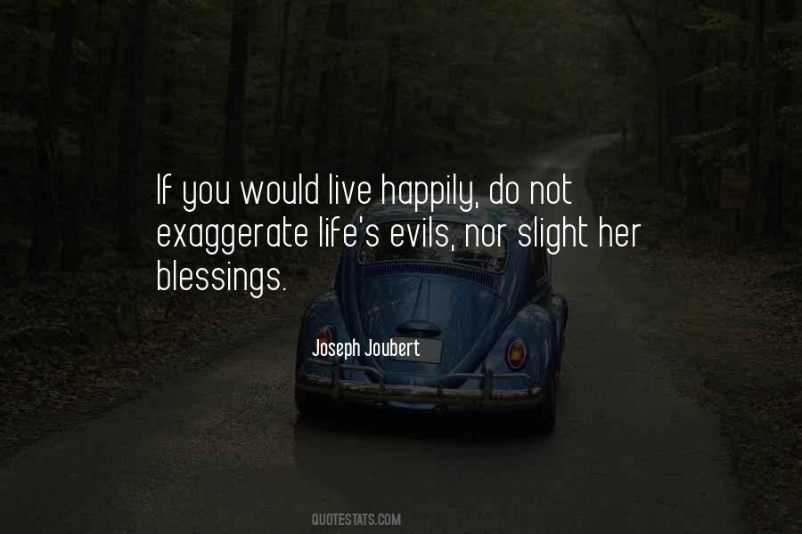 Life S Blessings Quotes #1639120