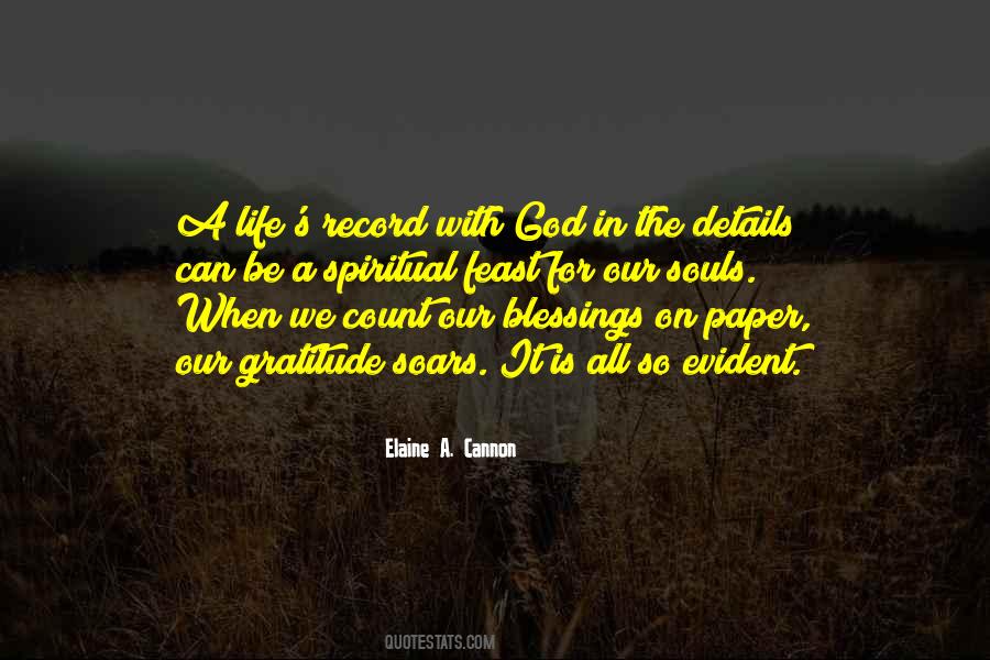 Life S Blessings Quotes #168699