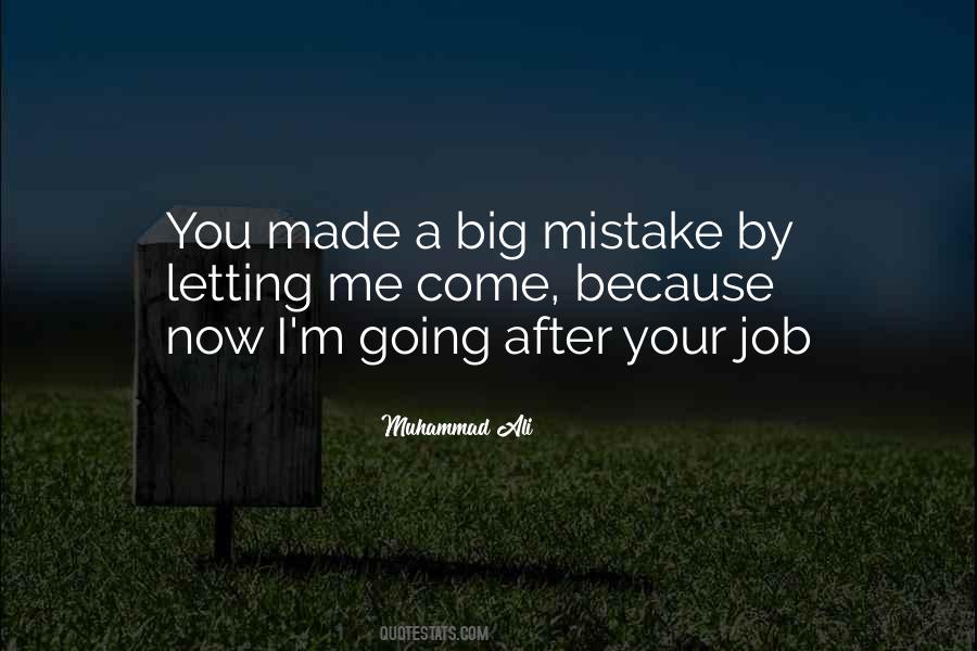 I Made A Big Mistake Quotes #1577883