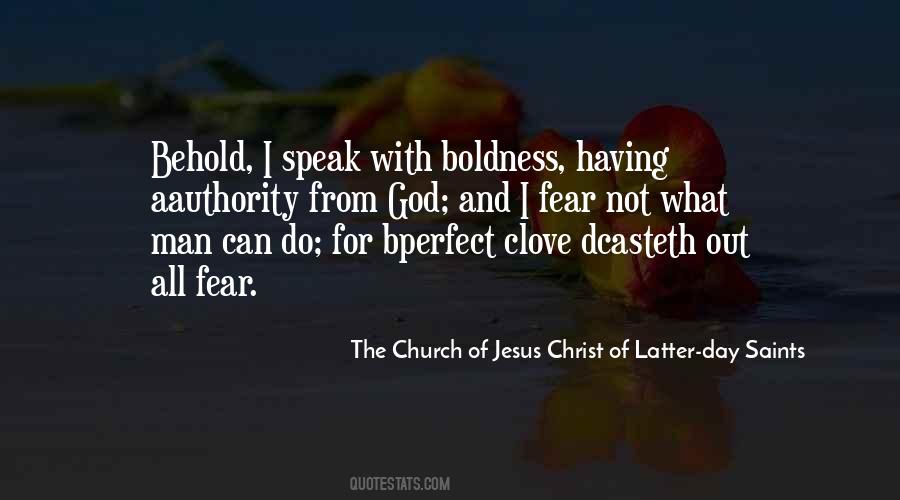 Boldness For Christ Quotes #1667925