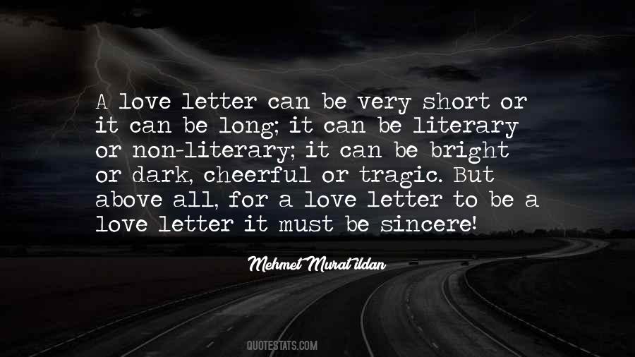 Quotes About A Love Letter #1628212