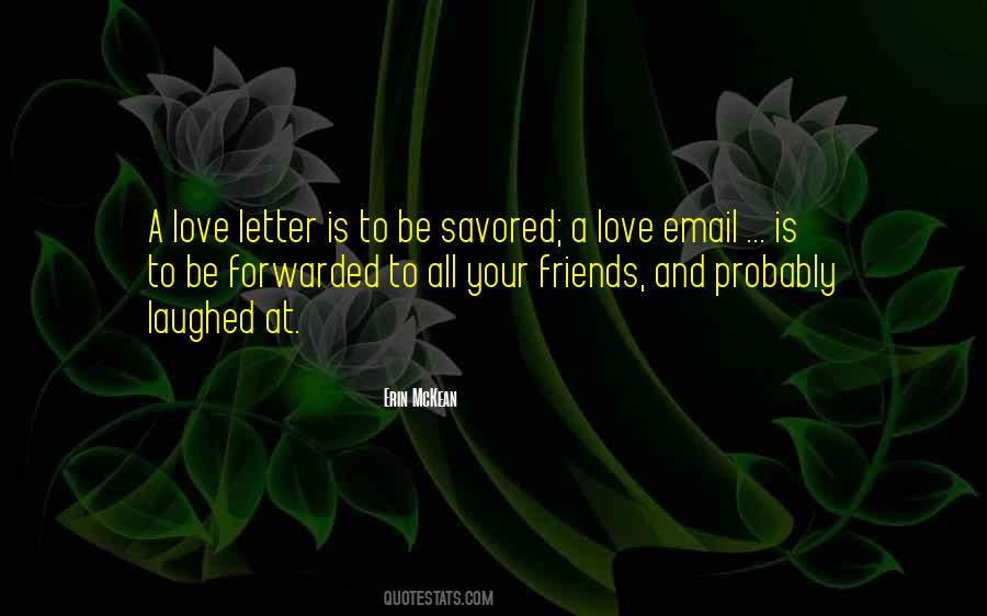 Quotes About A Love Letter #1745573