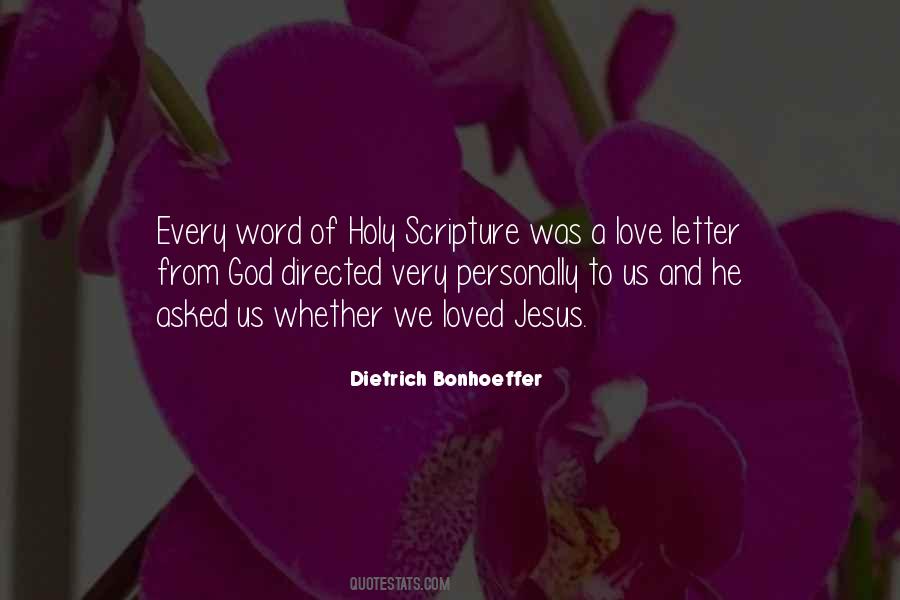 Quotes About A Love Letter #1787542