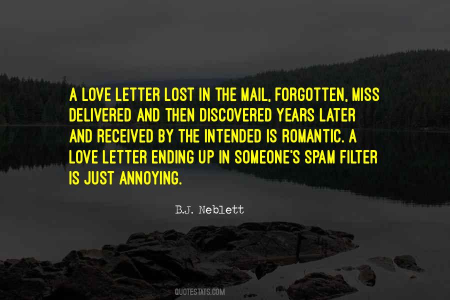 Quotes About A Love Letter #813475