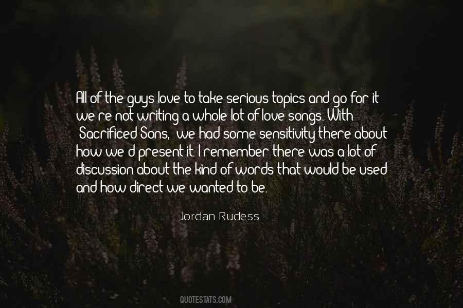 Quotes About The Guys #1217808