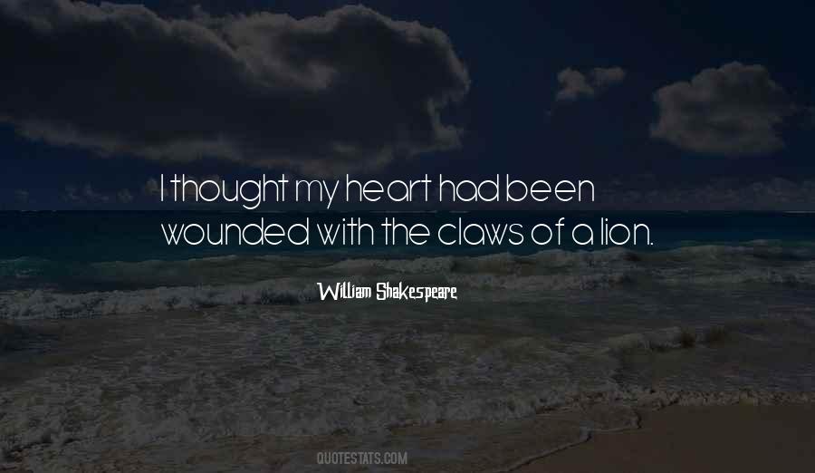 A Wounded Lion Quotes #460707