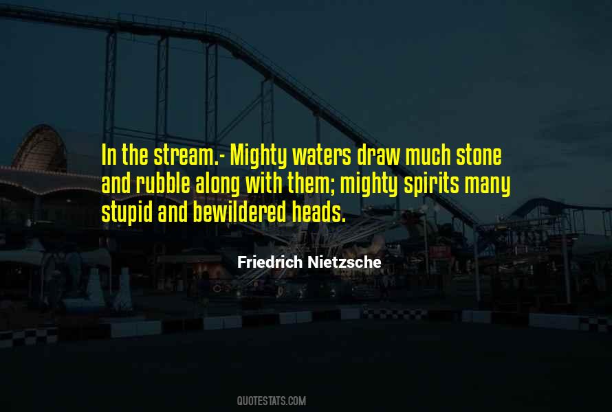Quotes About Stone And Water #1036404