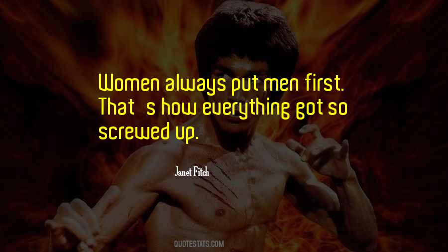 Quotes About Screwed Up #1197879