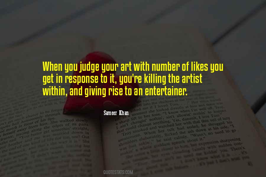 Judge With Love Quotes #1300439