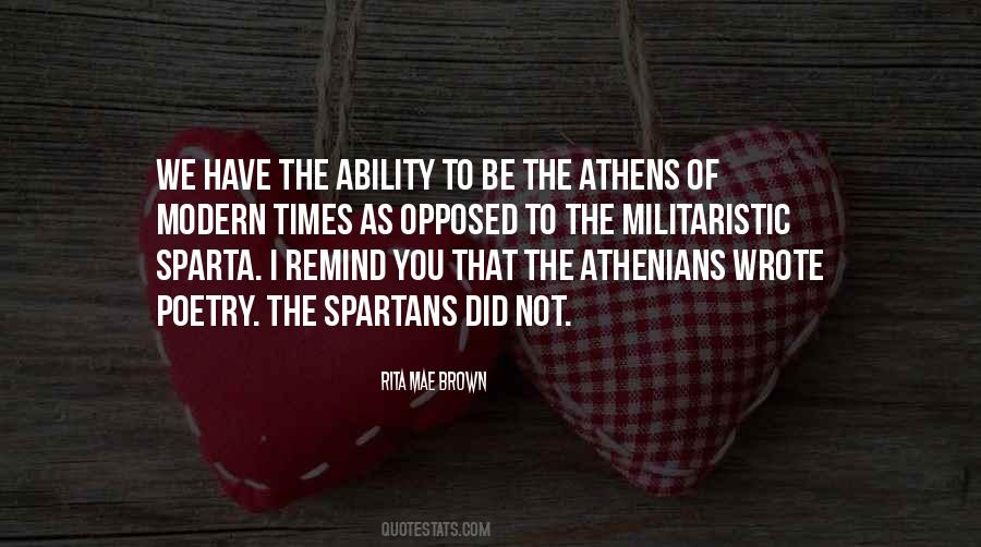 Quotes About Sparta #153103