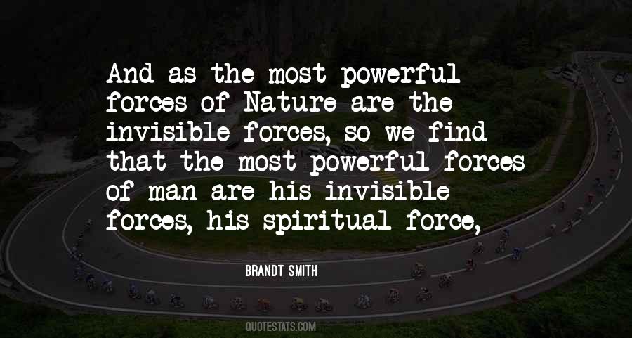 Forces Forces Of Nature Quotes #496968