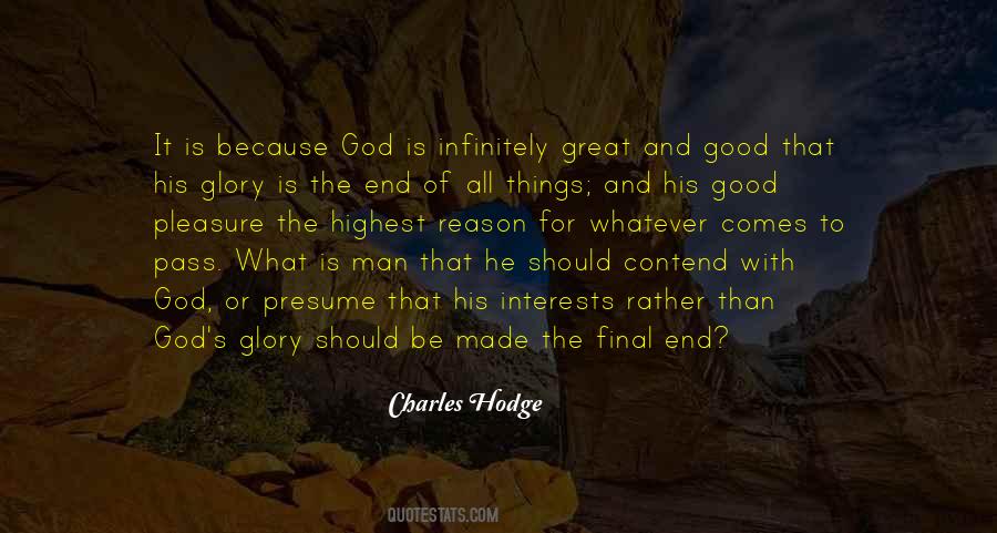 His Glory Quotes #1061382