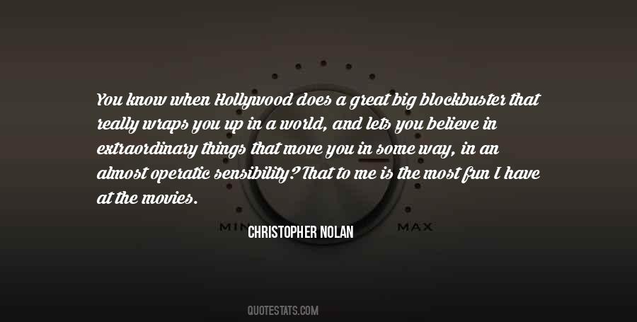 Quotes About Blockbuster #139751