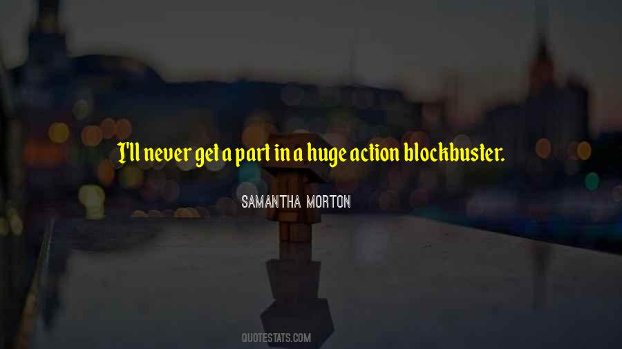 Quotes About Blockbuster #346498