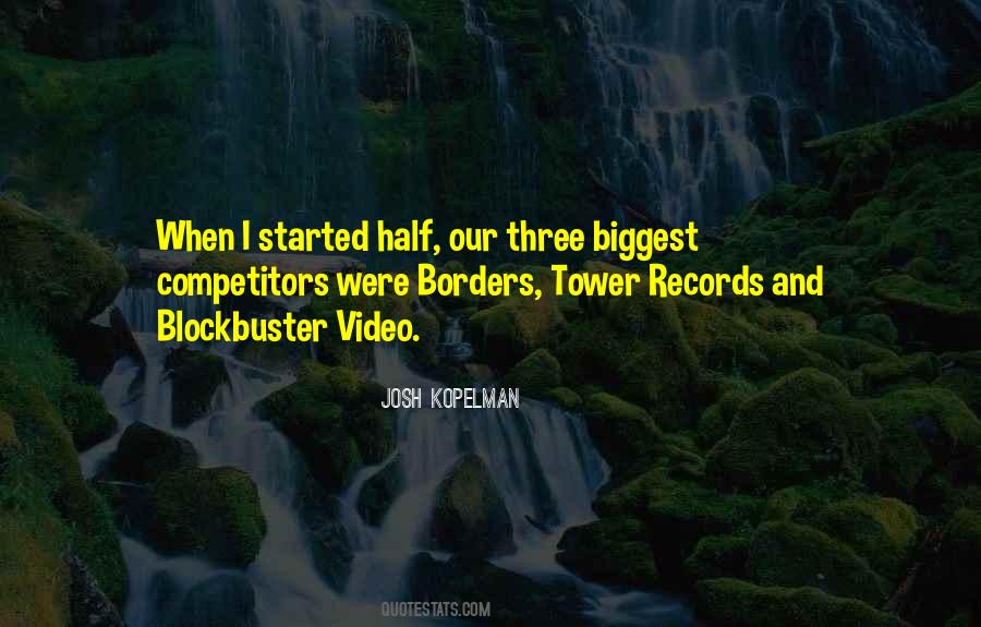 Quotes About Blockbuster #991194