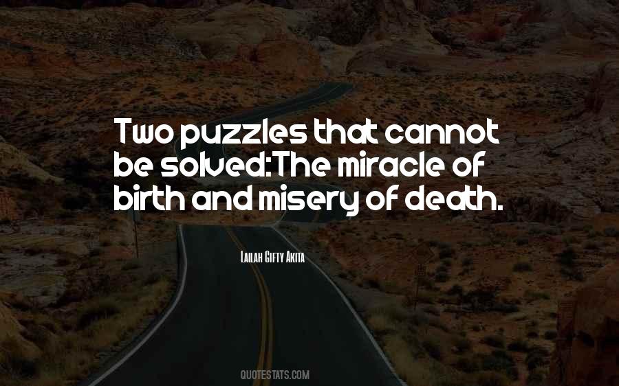 Life Puzzles Quotes #1379555