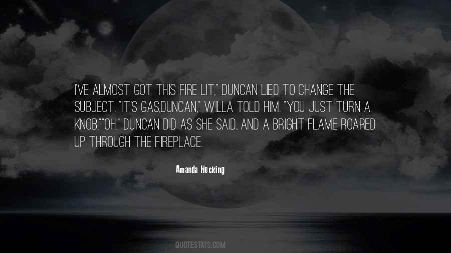 Quotes About Duncan #1719576
