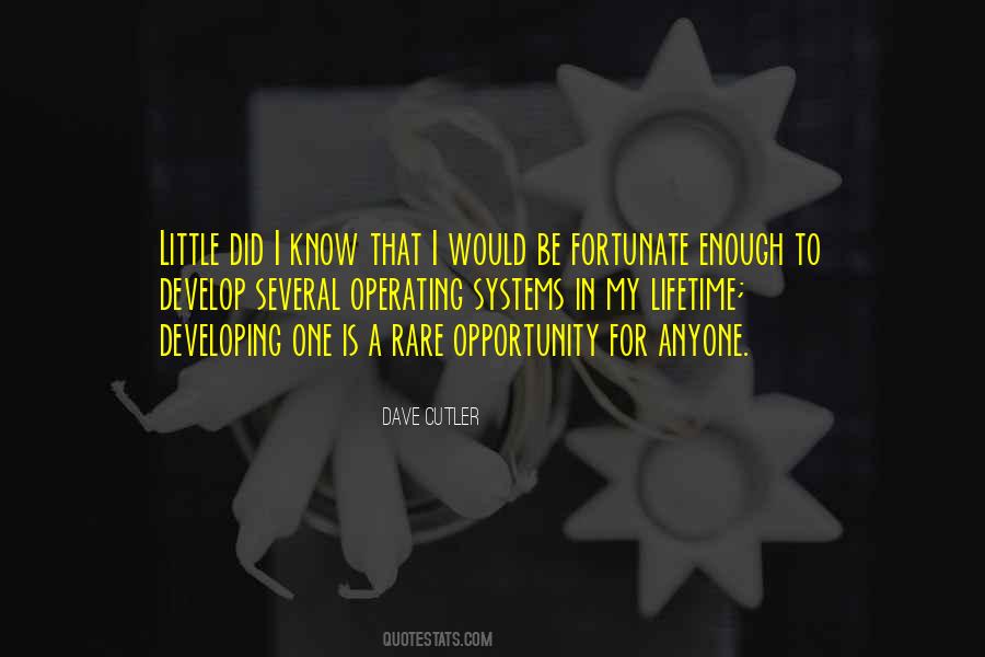 Quotes About Rare Opportunities #847143