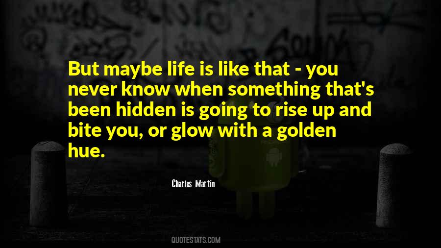 Hidden Life Quotes #426069