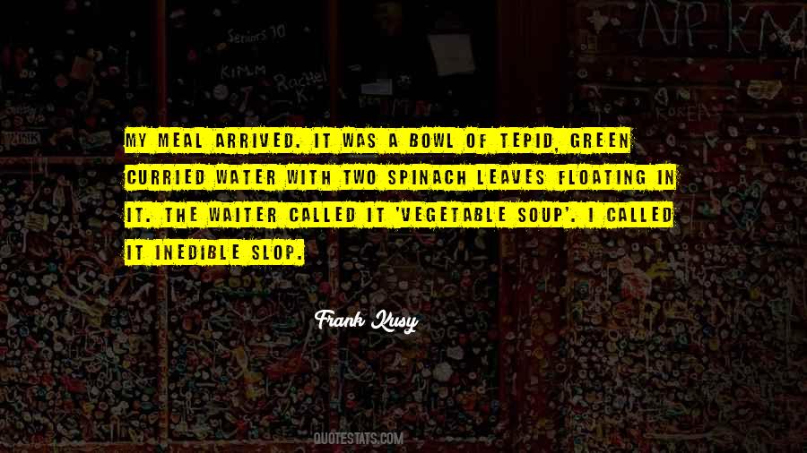 Quotes About Vegetable Soup #521265