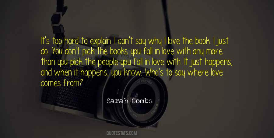 I Love It When You Quotes #15789