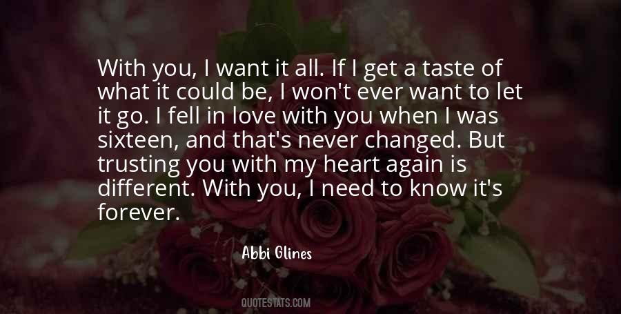 I Love It When You Quotes #9296