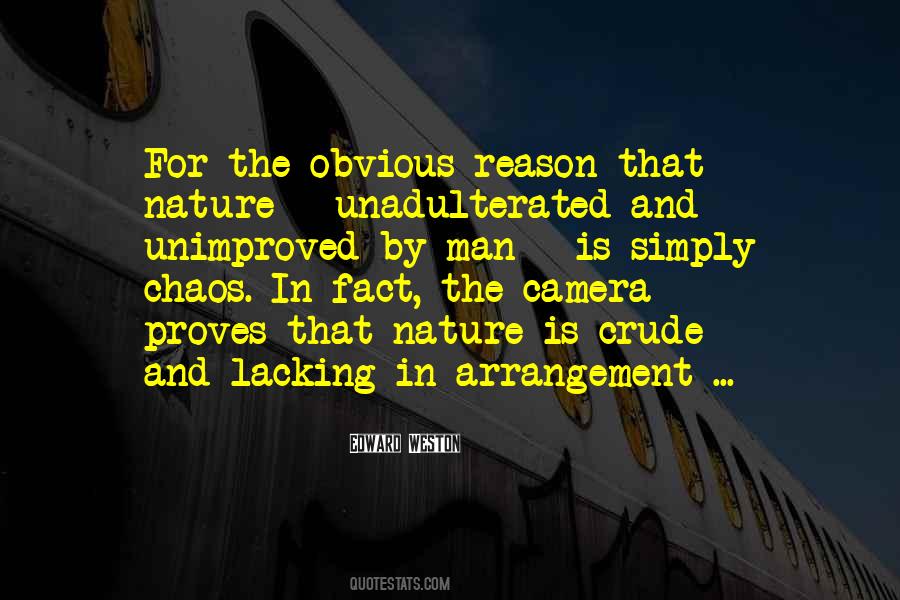 Quotes About Chaos In Nature #839032