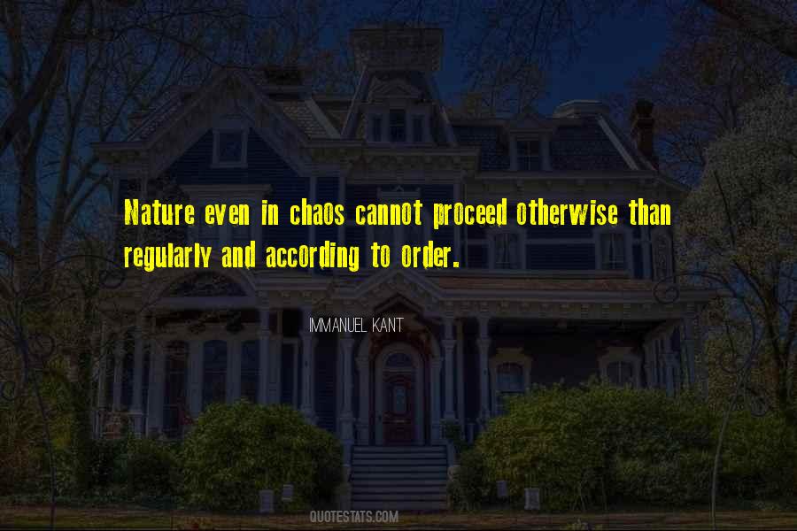 Quotes About Chaos In Nature #897618