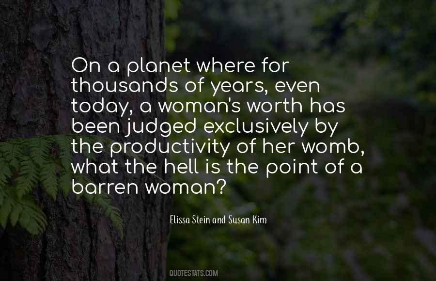 Quotes About Barren Woman #1387356