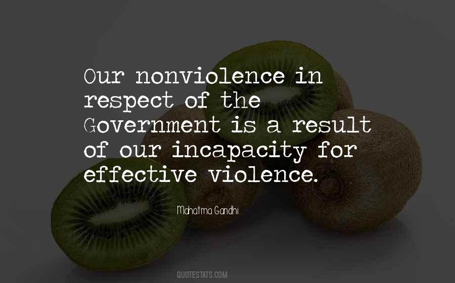 Violence For Violence Quotes #131406