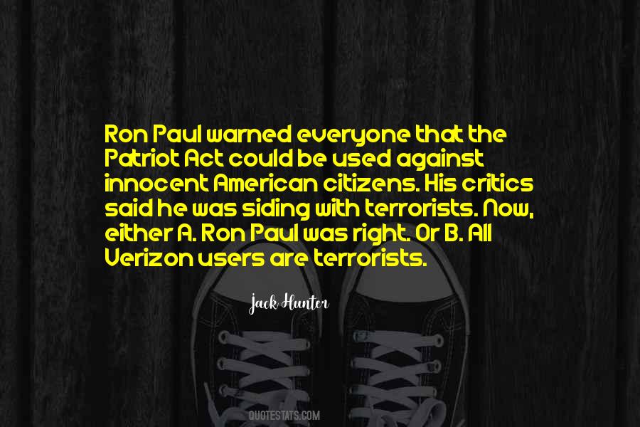 Quotes About Ron Paul #729853