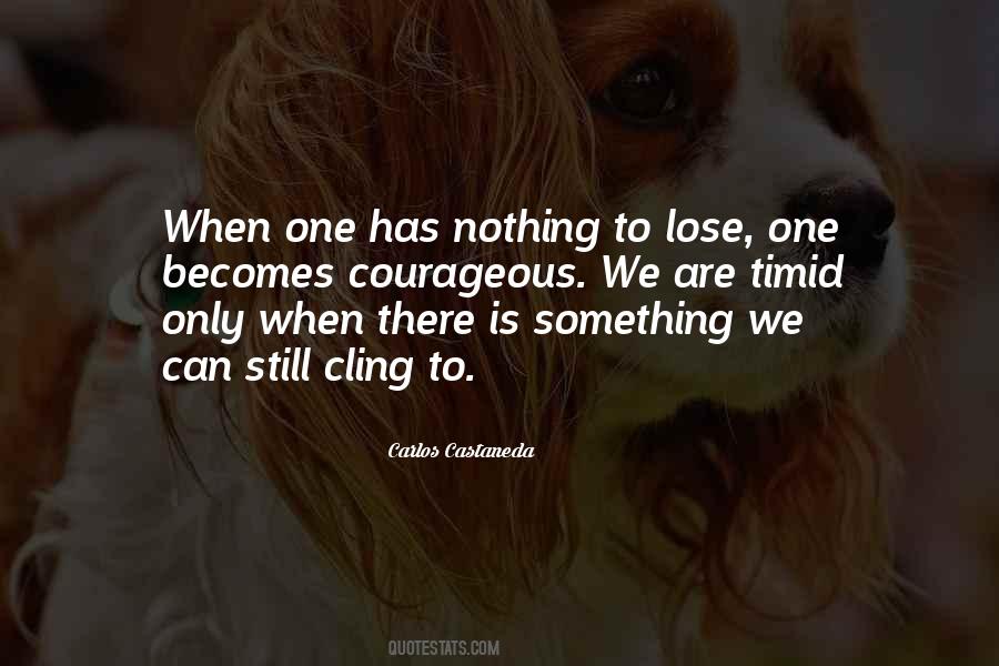 Quotes About Nothing To Lose #154017 Quotes About Nothing To Lose #154017