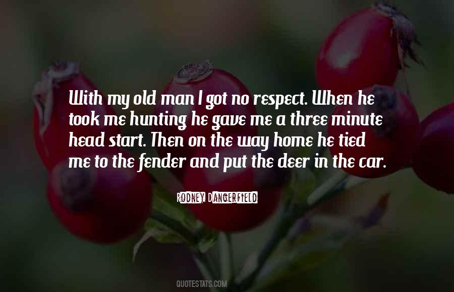 Quotes About Hunting Man #225622