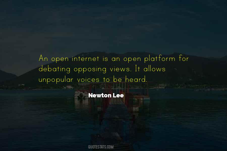 Quotes About Opposing Views #16381