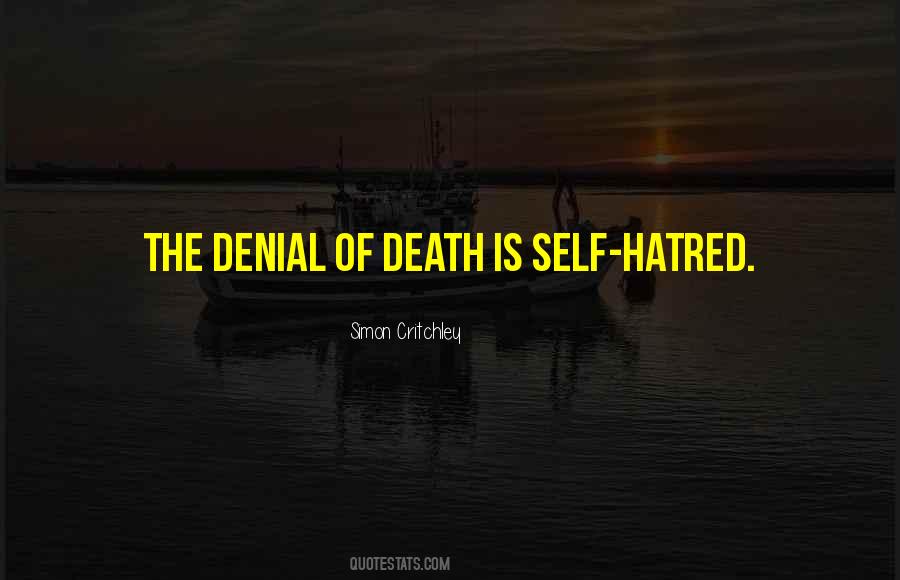 Quotes About Denial Of Death #278323
