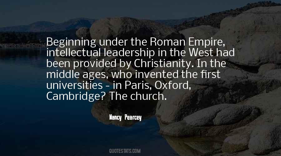 Quotes About Christianity In The Middle Ages #961974