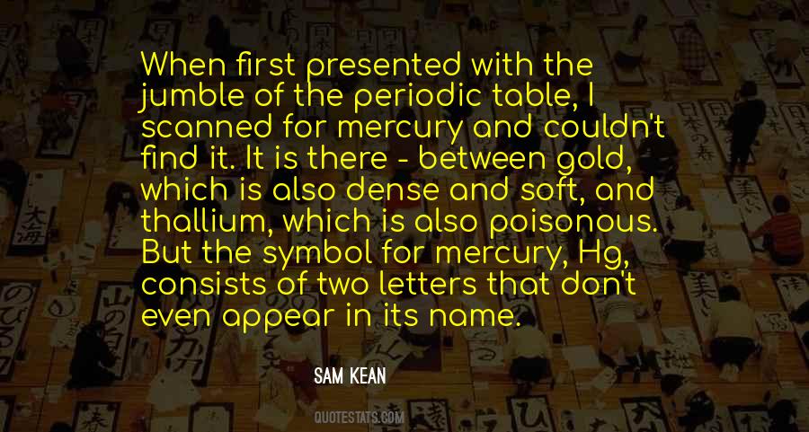 Quotes About Periodic Table #814671