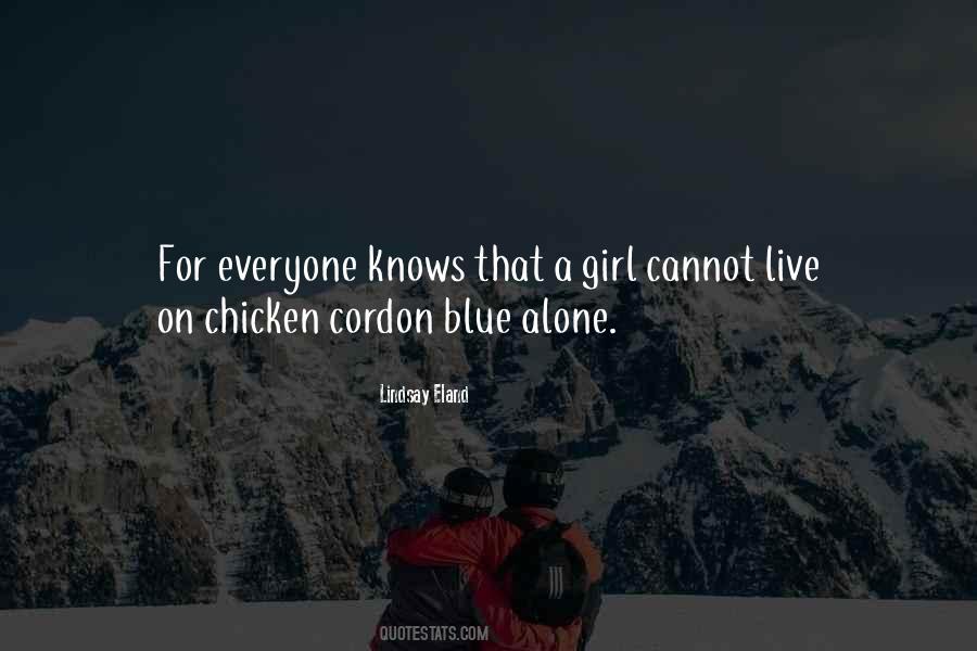 Quotes About Alone Girl #1730838