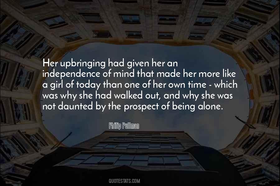 Quotes About Alone Girl #918426